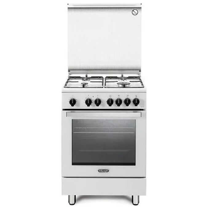 De'Longhi DMW 64 LSG Cucina a Gas 4 Fuochi Forno Elettrico 69 L Classe A Idroclean (87x60x60 cm) colore Acciaio Inox