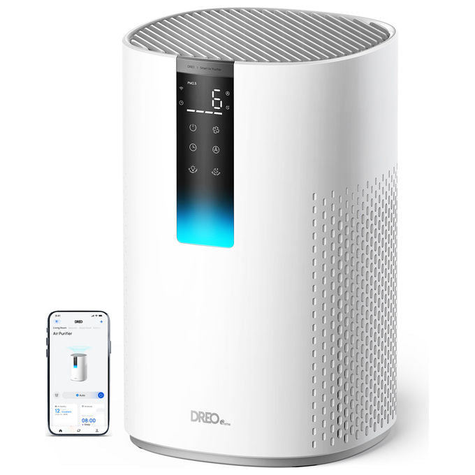 Dreo DR-HAP005S Macro 605S Purificatore d'aria per ambienti fino a 82 m² Filtro HEPA 35 dB colore Bianco
