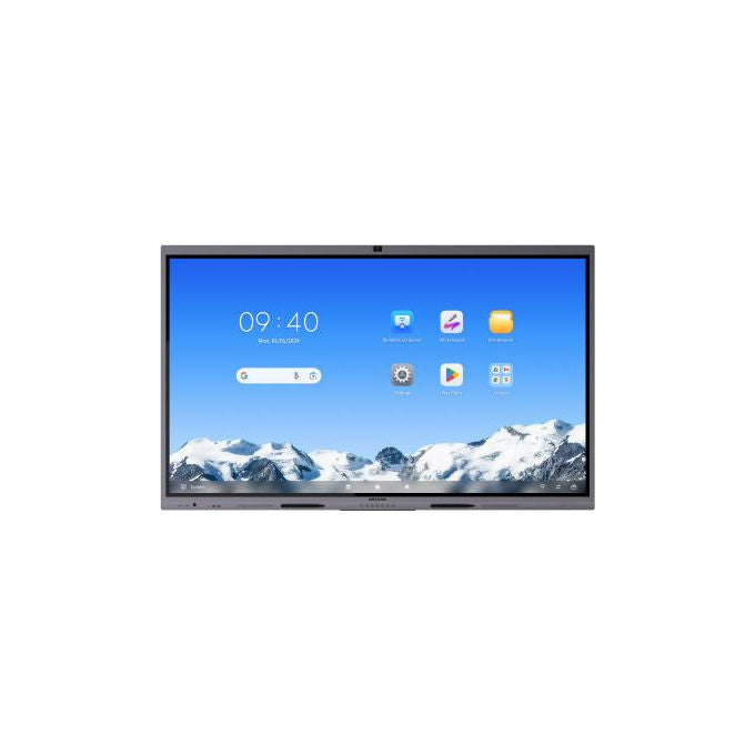 Hikvision DS-D5C65RB-B2L Value Series Lavagna Interattiva 65'' 4K Ultra HD Android 14.0 8 GB 128 GB Wi-Fi 6 50 Touch Points 2 Type-C 3 HDMI Fotocamera 48 MP colore Grigio