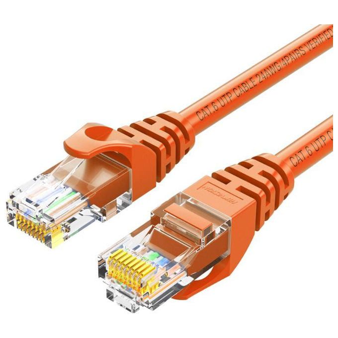Hikvision, Cavo di Rete Cat.6 U-UTP, 1m, Arancia, DS-1NP6UEC0Ç400634