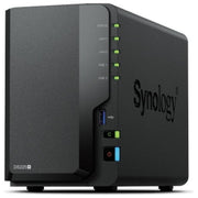 Synology DS225+ NAS Desktop 2 Bay Intel Celeron J4125 2 GB DDR4 SATA RAID 1GbE 2.5GbE Synology DSM colore Nero