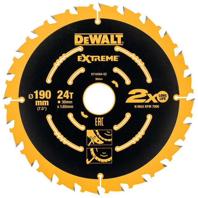 DeWALT DT10399-QZ Lama Circolare 190x30mm 1 pz