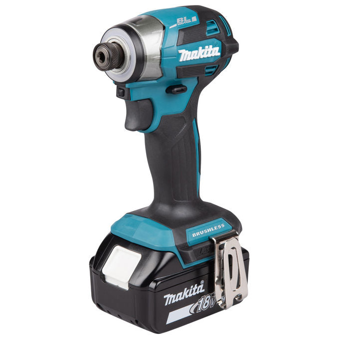 Makita DTD173RTJ Cacciavite elettrico e avvitatore a impulso 3600 Giri-min 18 V 5 Ah Batteria al Litio 2 pezzi inclusi colore Nero Blu