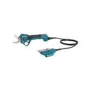 Makita DUP180Z Forbici da potatura cordless 18V Li-Ion motore brushless regolazione elettronica 4 posizioni XPT protezione polvere acqua inclusa fondina cintura olio pietra affilatura colore Nero