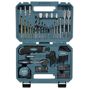 Makita E-15095 Set di punte e cacciaviti 60 pezzi Attacco 1-4 pollice Custodia resistente colore Nero