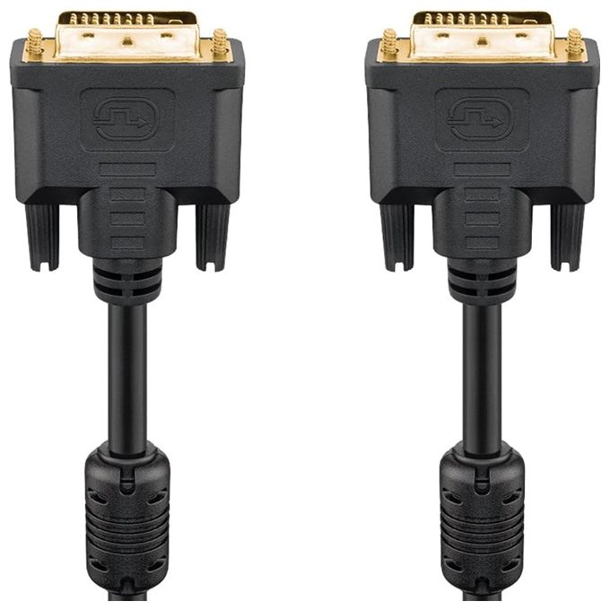 Link cavo dvi-d 24+1 per monitor maschio-maschio dual link mt. 15