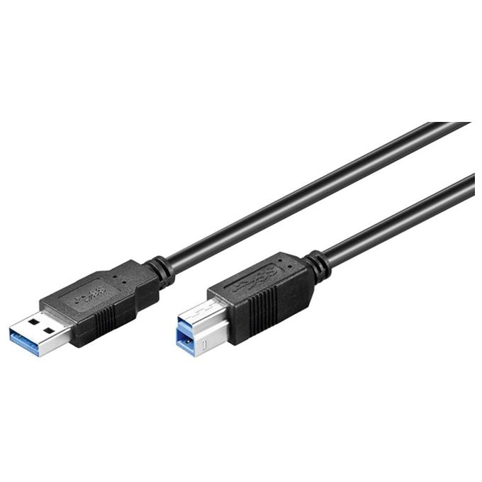 Ednet cavo usb 3.0 connettori a-b 9 poli mt. 0,5