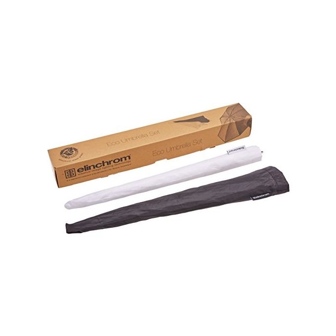 Elinchrom E26062 Prolinca ECO Set Ombrelli Fotografici 83 cm colore Argento Trasparente