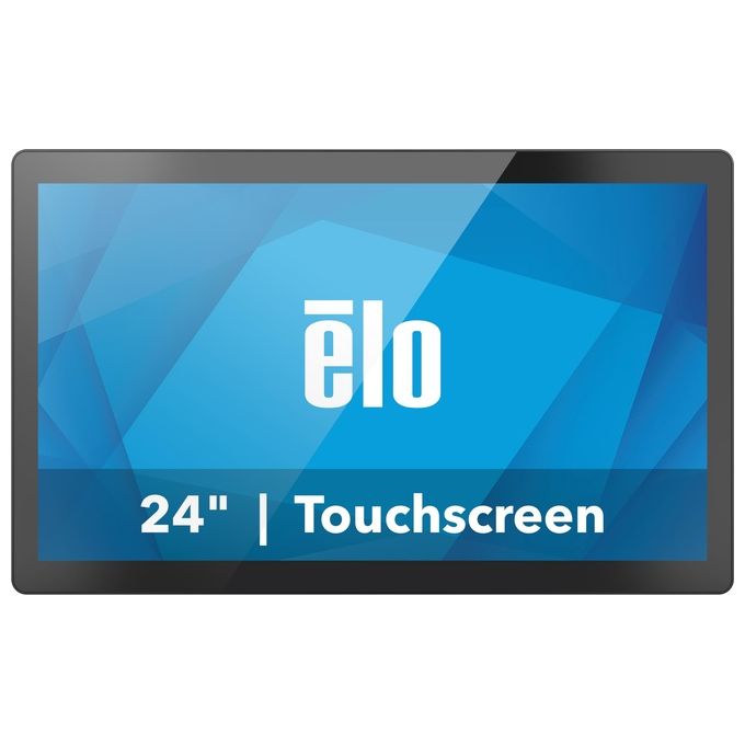 Elo Touch Solutions all-in-one pc i-series 3.0, touchscreen 23,8 pollici full hd, Intel Core i3-1215UL, 8 GB DDR5, SSD 128 GB, Wi-Fi 6, nero