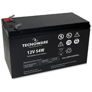 Tecnoware EACPE12V54WTWL Batteria al Piombo per UPS 12V 11Ah 54W Long Life Faston 6.3mm