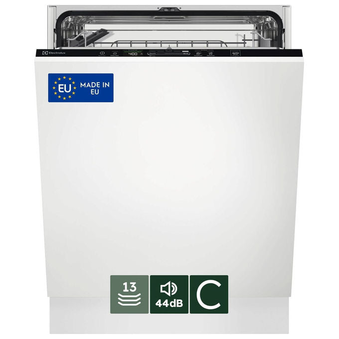 Electrolux EES47400L SatelliteClean 600 Lavastoviglie Incasso Scomparsa Totale 13 coperti Classe C AirDry 44 dB 8 programmi (82x60x55 cm) colore Nero