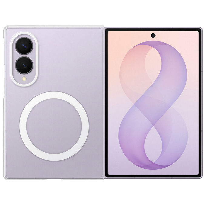 Samsung EF-CF971CTEGWW Cover per Galaxy Z Fold8 con Magnetico Integrato colore Trasparente