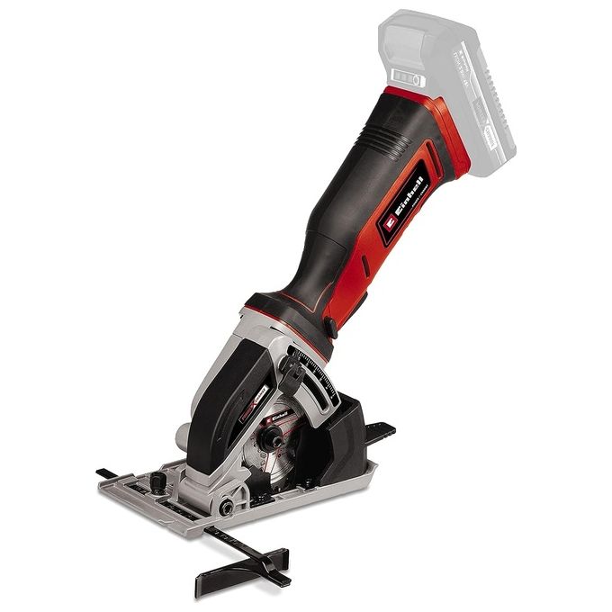 Einhell TE-CS 18-89 LI SOLO Mini Sega Circolare a Batteria 18V 89mm 28mm profondita' 2500 rpm colore Nero Rosso