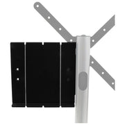 Erard ER038401 BOX-UP Supporto Porta Decoder per Serie LUX-UP in Acciaio con Fissaggio a 2 Viti e Cavi Elastici colore Nero