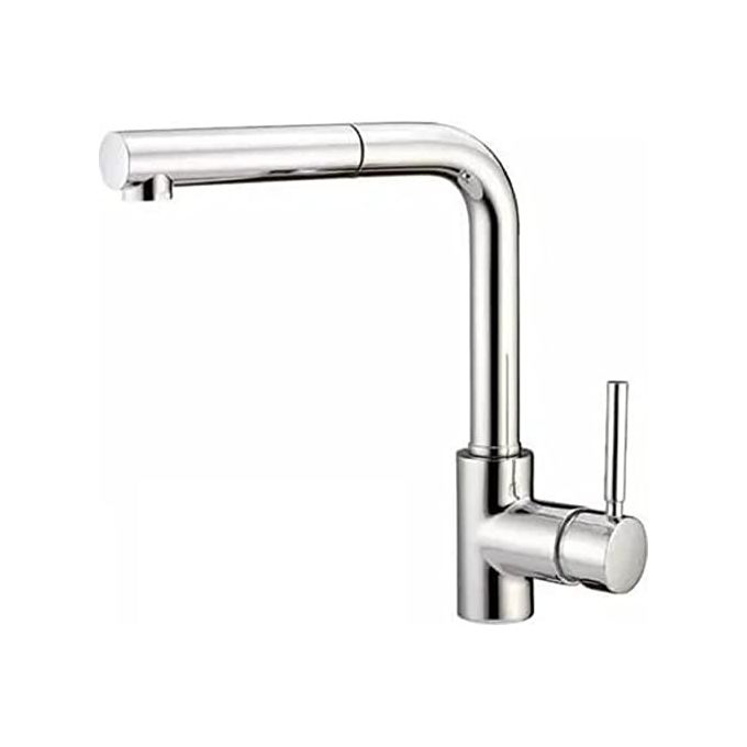 Crolla ES7740NB Harry Rubinetto per Lavello da Cucina Monocomando con Doccetta Estraibile colore Nickel Brushed