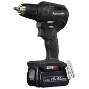 Panasonic EY1DD1J18D32 Trapano avvitatore a batteria 18 V brushless con 2 batterie 5,0 Ah e valigia Systainer colore Nero