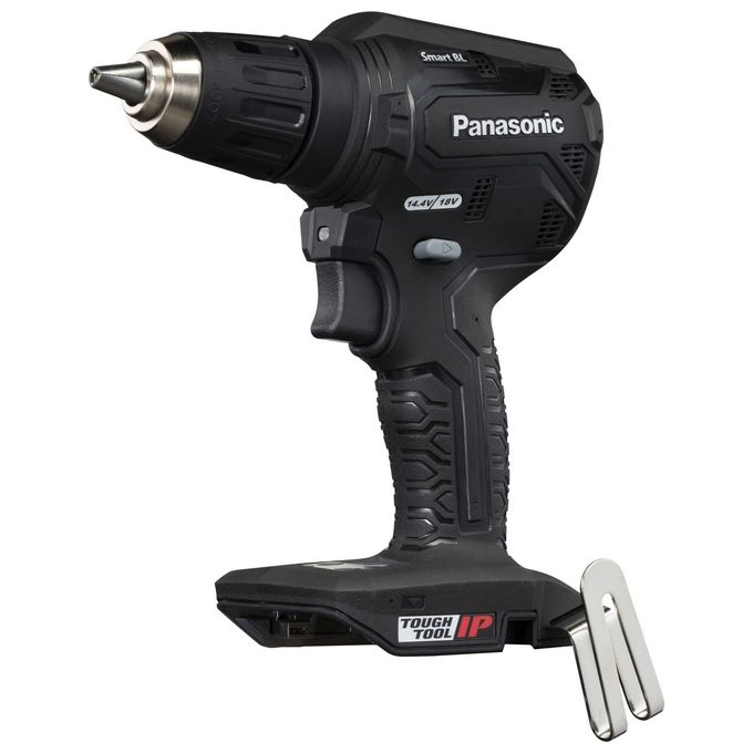 Panasonic EY1DD1J18D32 Trapano avvitatore a batteria 18 V brushless con 2 batterie 5,0 Ah e valigia Systainer colore Nero 1,5-13