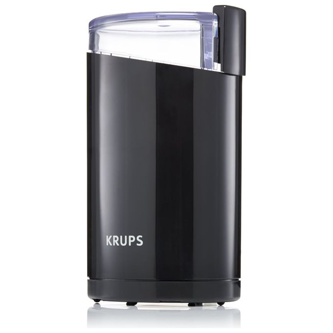 Krups F20342 Macinacaffe' a Lame 75 g 160 W Regolazione Finezza Lame in Acciaio Inox colore Nero