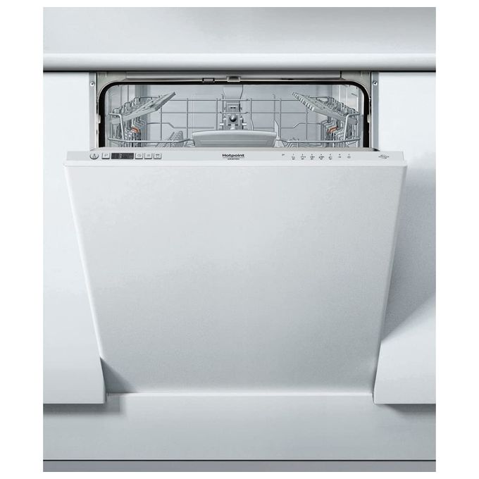 Hotpoint HIC 3C34 Lavastoviglie da Incasso 14 coperti Classe D 44 dB Inverter AquaStop (82x60x55 cm) colore Bianco