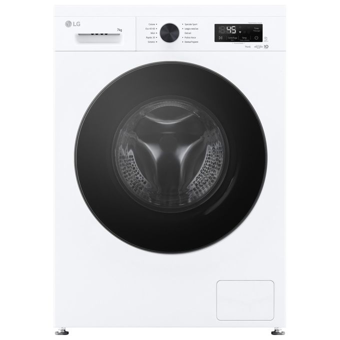 LG F2NX10S7NLB Lavatrice Slim 7 Kg Classe A 6 Motion Direct Drive Allergy Care Wi-Fi (85x44x60 cm) colore Bianco