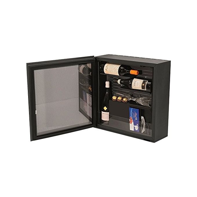Indel B FLYINGBAR Frigorifero Mini Bar 20 L Classe A+ Statico Porta in Vetro colore Nero