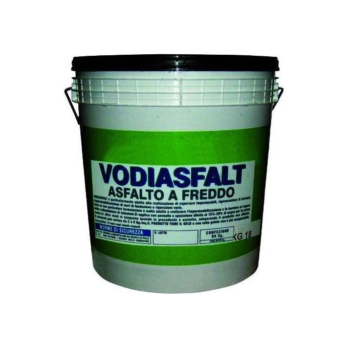 Icobit FRASCHE-008052 Vercold Asfalto Bituminoso a Freddo Impermeabilizzante 4 Kg
