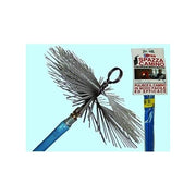 BRIXO FRASCHE-214000 Kit spazzacamino 6 aste avvitate lunghezza totale 8,40 m scovolo Ø 250 mm materiale ferro colore Nero