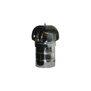 Generico 346253 Fumaiolo Ventolino Tondo Zincato Diametro 15 cm Attacco Femmina Lamiera Zincata