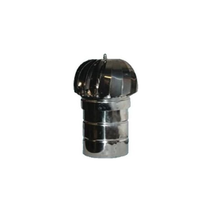 Generico 346253 Fumaiolo Ventolino Tondo Zincato Diametro 15 cm Attacco Femmina Lamiera Zincata