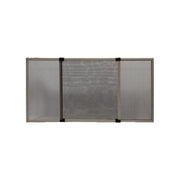 Generico Zanzariera Stop Inset Estensibile in Alluminio 50x70 cm colore Bianco
