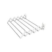 Gimi 1072010001000 Skatto 100 Stendibiancheria da Parete a Soffietto Alluminio e Resina 6 m