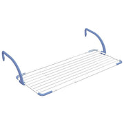 Gimi BREZZA EXTEND Stendibiancheria da Balcone Estensibile 116 188 cm 20 m Griglia a Muro Ripiegabile colore Blu Bianco