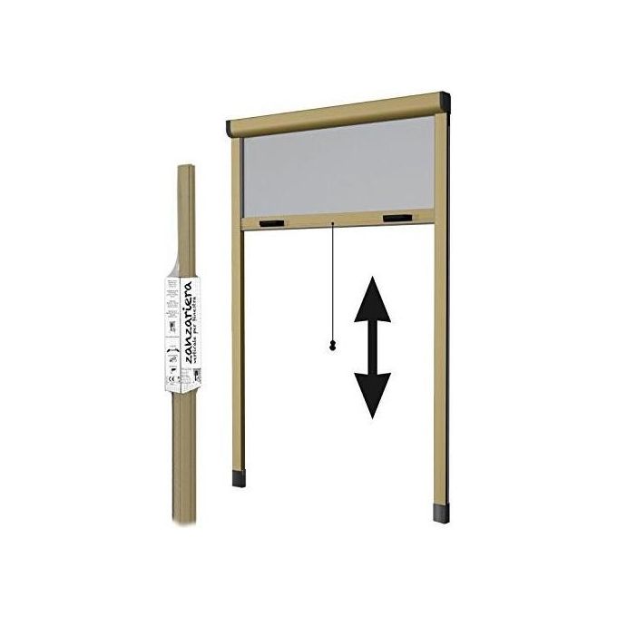 Zanzariera Stop Inset Bronzo 120X250