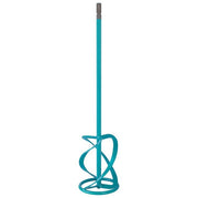 Collomix AR40.114-000 MK 120 HF Agitatore Professionale Diametro 120 mm Lunghezza 590 mm Attacco Hexafix per Malte Cemento Vernici Resine Epossidiche colore Turquoise