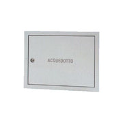 GENERICO FRA-454003 Sportello per Contatori Acqua Lamiera Zincata Telaio 10-10 Porta 6-10 30x40 cm