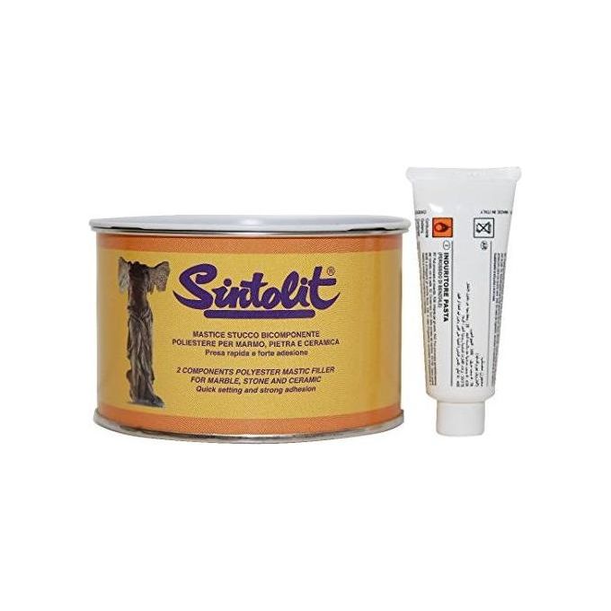 S.I.S.M.A. ML 500 BIANCO Sintolit Stucco Mastice per Marmo Ceramica Pietra Bicomponente Poliestere Verticale colore Bianco