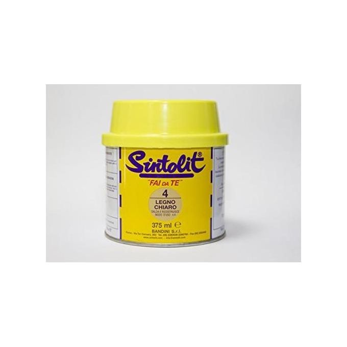 Sintolit LITFDTLECH Stucco Bicomponente per Legno 375 ml colore Chiaro