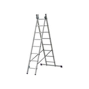Scala Alluminio Step Up Duplici 2X8Gradini Mt.3,51