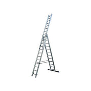 Scala Alluminio Step Up Triplici 3X12Gradini Mt7,43