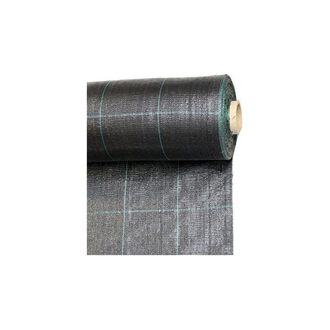 Brixo Telo Pacciamatura in TNT Resistente UV 10x1,05 m colore Nero