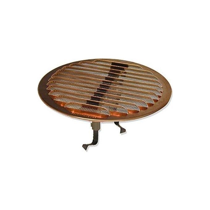 Stamplast 1208761 Bocchetta Aerazione Tonda in Rame con Griglia Anti Insetti e Molle Diametro 80 125 mm