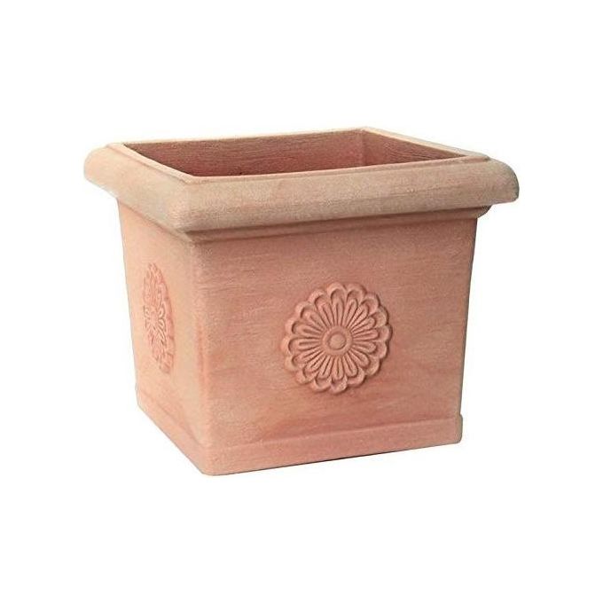 Vaso Quadro C-Rosone Impruneta Cm. 40