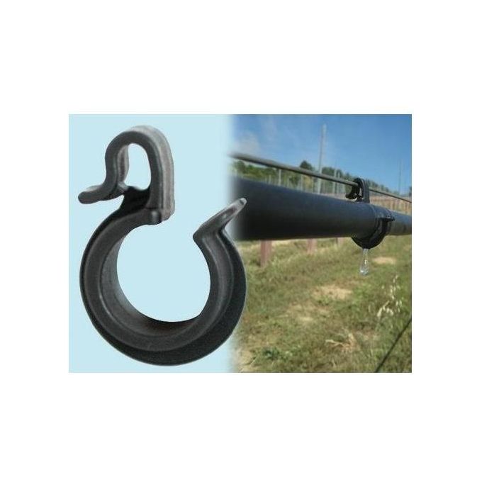 Irritec IIGRG2000N160 Ganci Rompigoccia per Tubo Gocciolante 16 mm Polipropilene 500 Pz colore Grigio