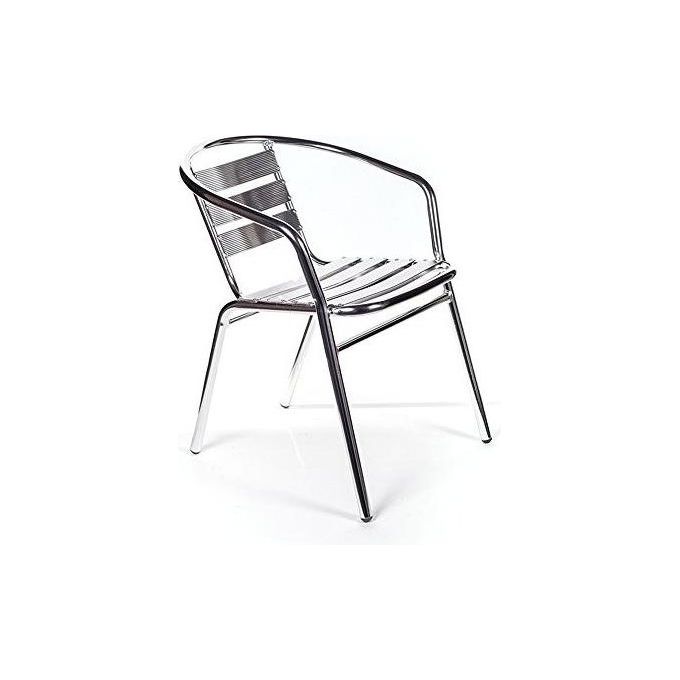 Yeppon Poltrona Bar Alu per Arredo Giardino in Alluminio Leggera e Resistente Design Moderno Adatta per Esterni