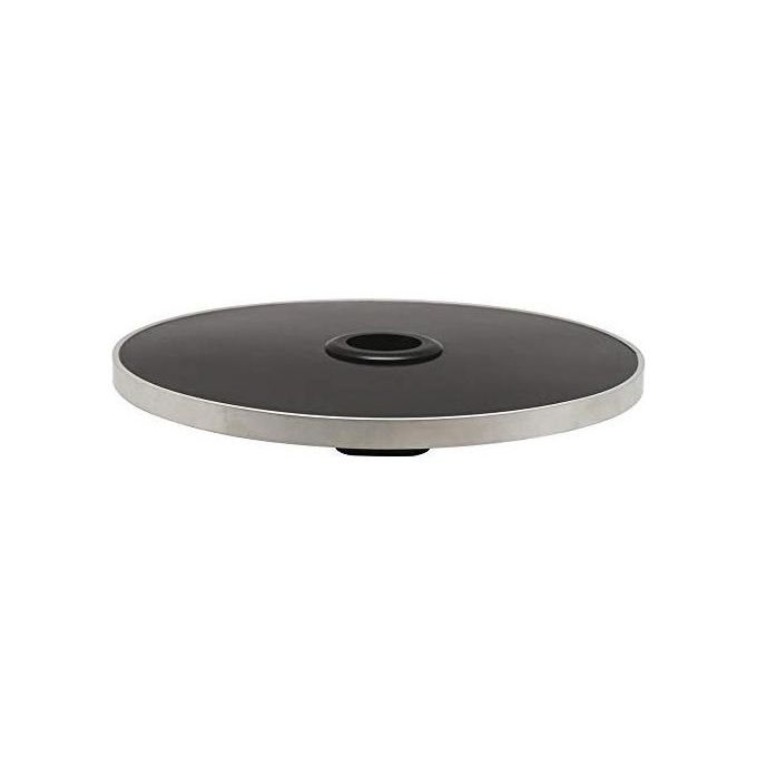 Fraschetti FRASCHE-538012 Niklas Mensola di Appoggio per Termopatio a Gas diametro 40 cm palo 56 mm colore Nero
