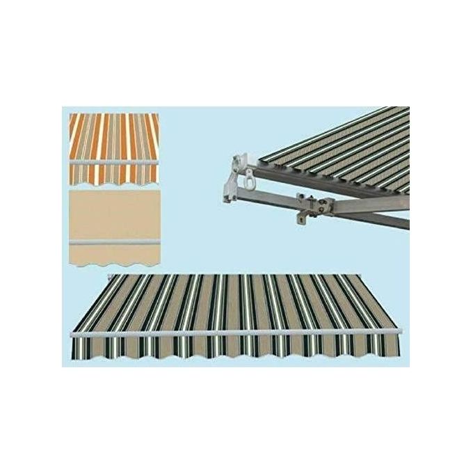 Tenda Da Sole C-Bracci 295X250Cm Giallo-Beige