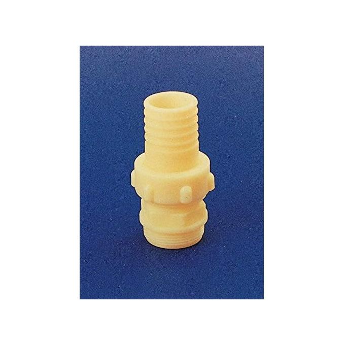 Generico Portagomma Dritto in Nylon Filetto Maschio 1''1-2 x 40 mm confezione 3 pezzi