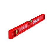 Sola SO01412801 PF60 Livella in Plastica ABS 2 Bolle 60 cm tolleranza 1 mm-m colore Rosso
