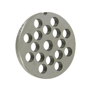 Reber F197115 Piastra per Tritacarne Modello N.12 12 Fori 10 mm Acciaio al Carbonio colore Argento