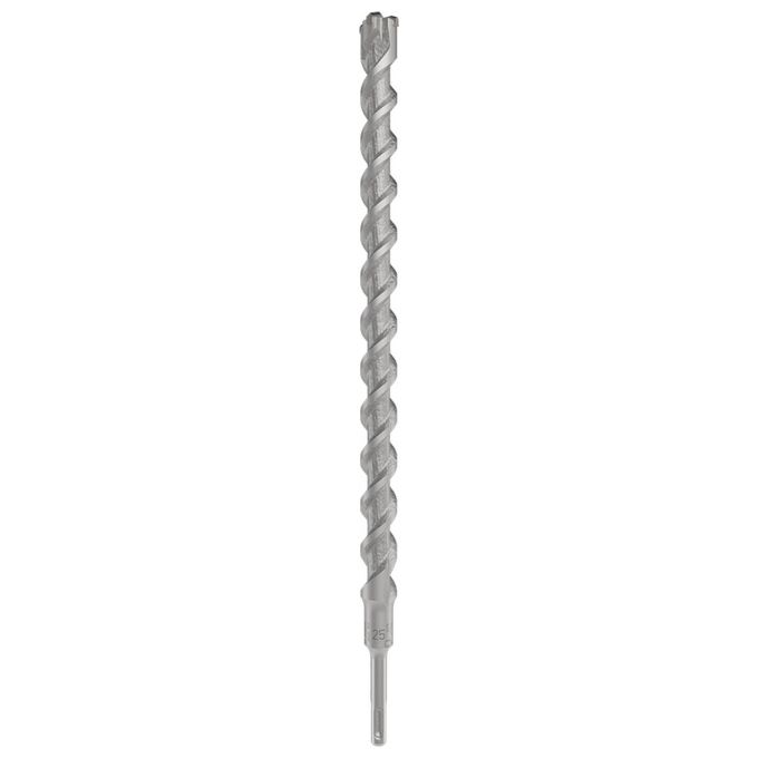 Bosch 2 608 836 650 Punta per Trapano Hammer Drill Bit SDS-plus 25 mm 4 Taglienti per Calcestruzzo Acciaio inox